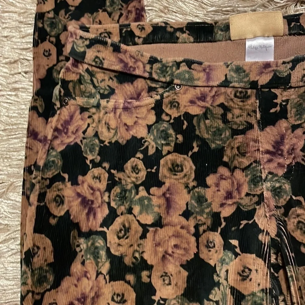 PHILIPPE Matignon Woman’s Velour Stretchy Legging‎ Jeans Size Small